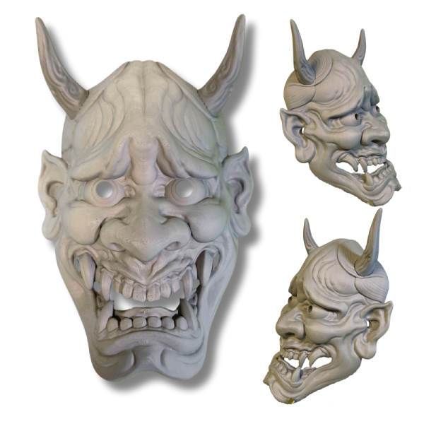 Hannya Blank Grey